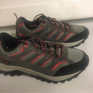 G.H. Bass & Co. Gray and Red Athletic Shoes